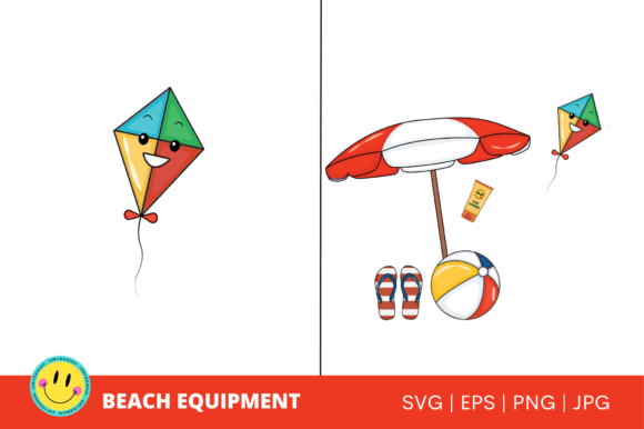 Beach Equipment 2 Vector: Essential Design Assets