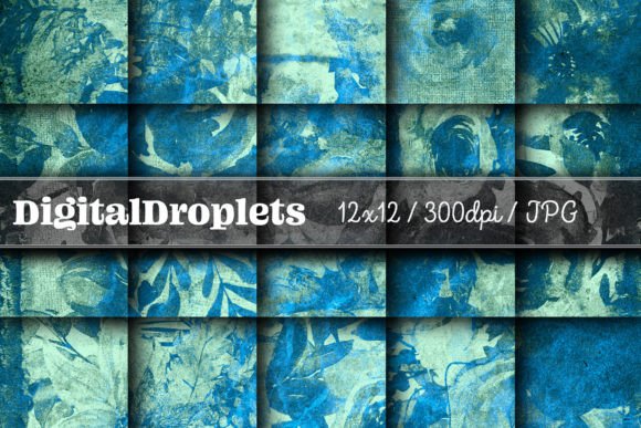 Burnt Flowers Vol. 47: Vintage Textures for Modern Design