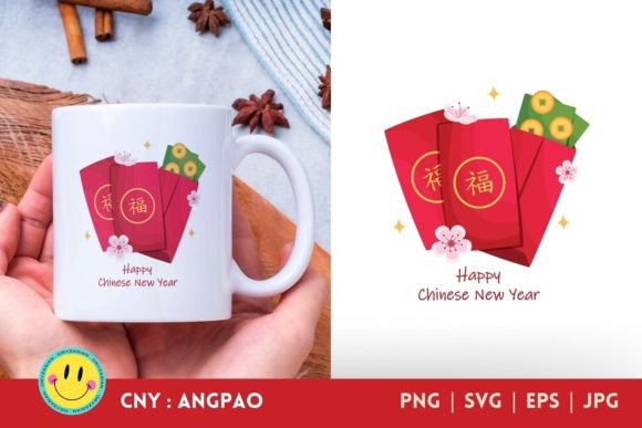 Chinese Angpao Illustration: A Designer's Digital Download