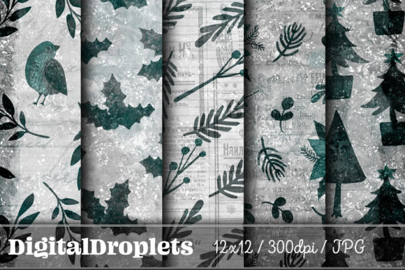 Christmas Home Vol. 30 | Vintage Pattern Paper Set