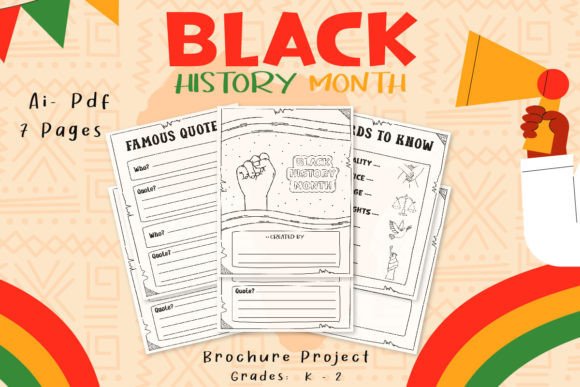 Designing Impact: The Black History Month Brochure Project