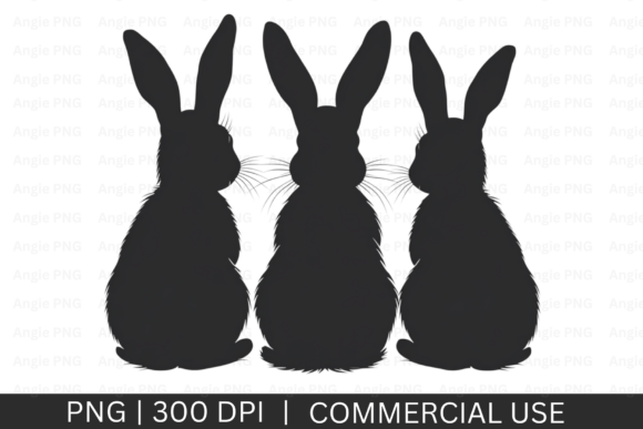 Easter Bunny Silhouette: A Versatile Design Asset