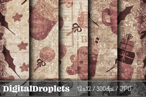 Elevate Your Holiday Projects with Vintage-Inspired Design Assets