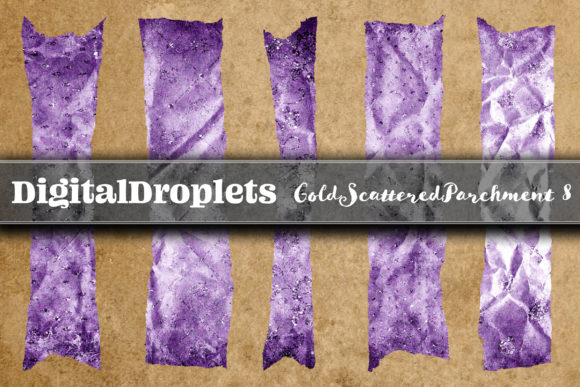 Gold Scattered 8: Free Washi Tapes for Designers