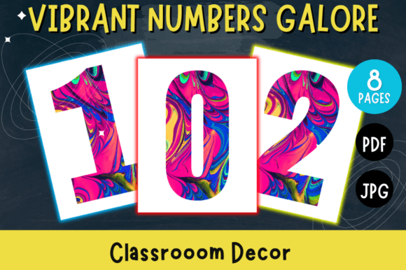 Vibrant Numbers Galore 1-10 Numbers: A Design Asset Review